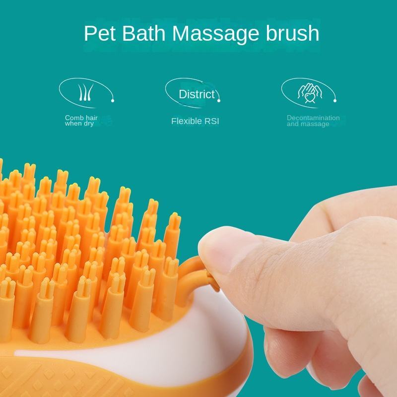 Pet Spa Bath & Massage Brush