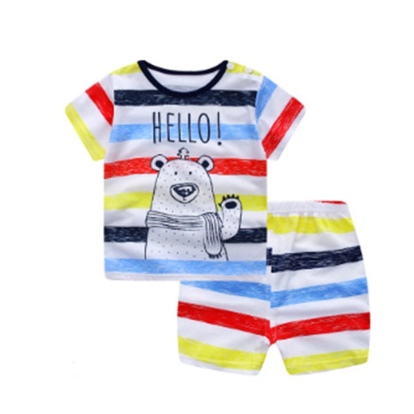 Playful Summer Cotton Baby Duo