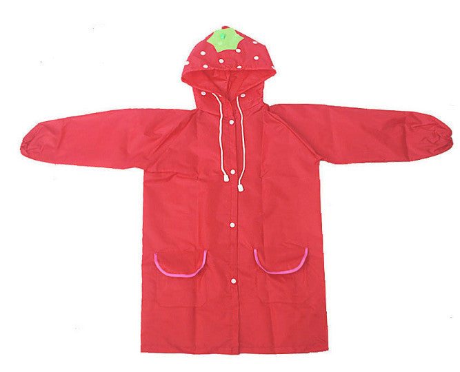 Kids Animal Hooded Raincoat
