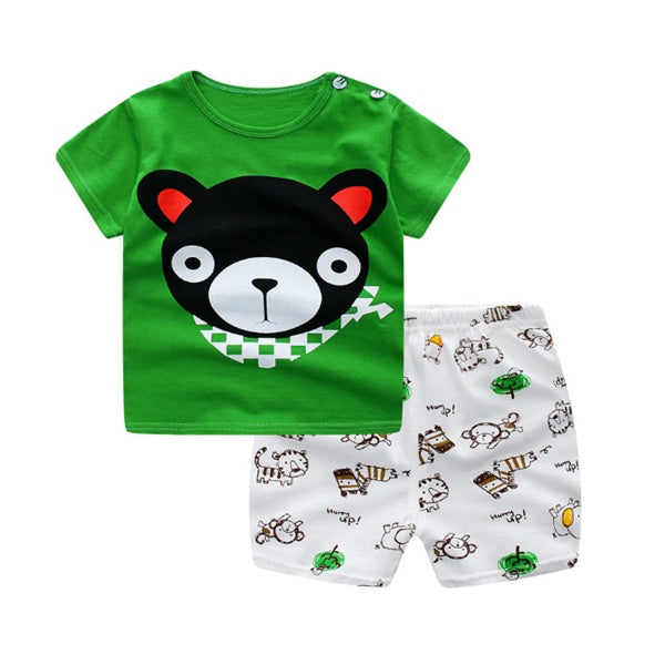 Playful Summer Cotton Baby Duo