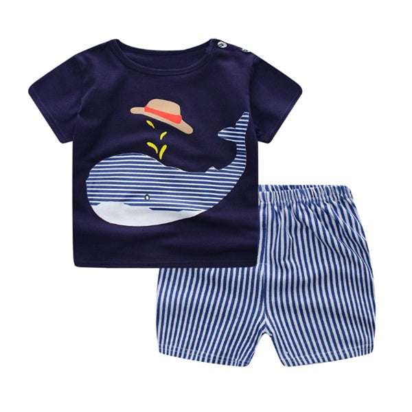 Playful Summer Cotton Baby Duo