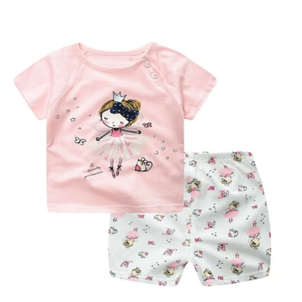Playful Summer Cotton Baby Duo