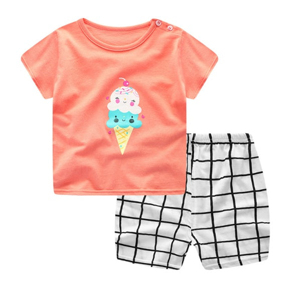 Playful Summer Cotton Baby Duo