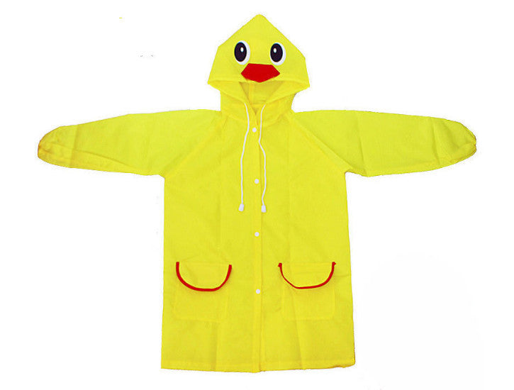 Kids Animal Hooded Raincoat