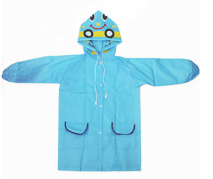 Kids Animal Hooded Raincoat