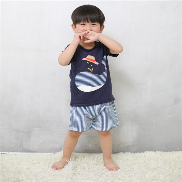 Playful Summer Cotton Baby Duo